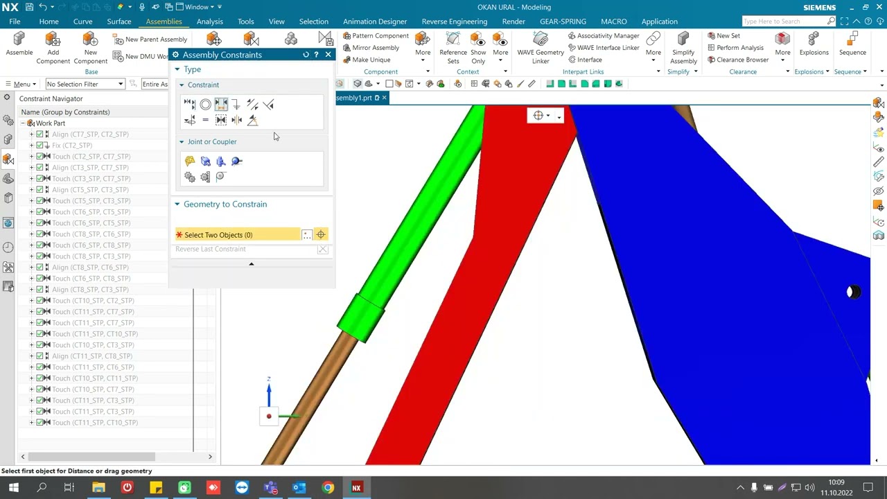 Nx Assembly Arrangement Youtube
