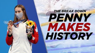 Penny Oleksiak makes Canadian history with 6th Olympic medal / Bronze medal in 200m freestyle