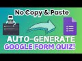 Auto Generate Google Forms with ChatGPT | Easy Tutorial | Save Time & Boost Productivity