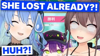 Suisei Didn't Expect Matsuri To Lose In 30 Secs (Tokoyami Towa / Hololive) [Eng Subs]