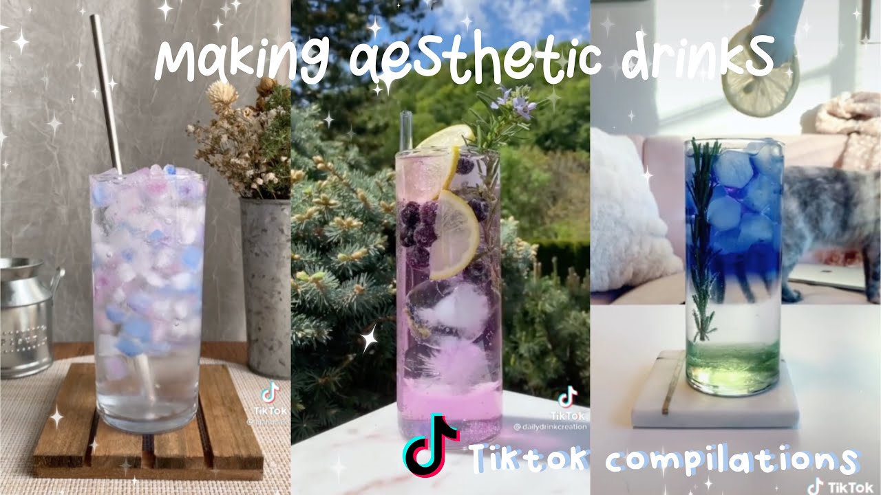 Making Aesthetic Drinks Together Tiktok Compilation Youtube