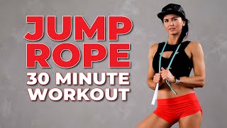 JUMP ROPE FAT BURNER - 30 MINUTE SKIPPING ROPE WORKOUT