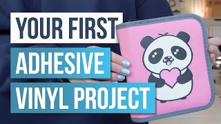 Cricut Beginner Class #3: Make Your First Adhesive Vinyl Project!