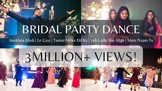 Bridal Party Dance | NJ | Aakhen Khuli | Le Gayi | Tumse Milke | Yeh Ladka Hai | Mere Naam Tu | SRK