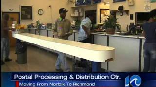 USPS processing center to move