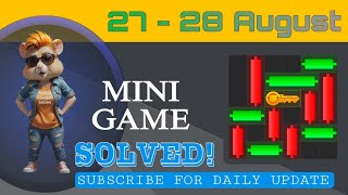 Hamster Kombat daily mini game solved 27 - 28 August