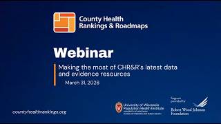 Webinar - Making the most of CHR&R’s latest data and evidence resources