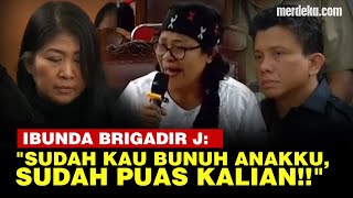 [FULL] Suara Kemarahan Rosti Ibu Brigadir J Kepada Putri \u0026 Sambo: Kau Bunuh Anakku, Terlalu Kejam!