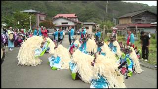 小鎚大明神臼澤鹿子踊奉納二〇日