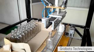 Automatic Liquor Bottles Packaging System