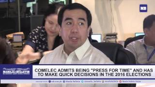 Comelec admits being \