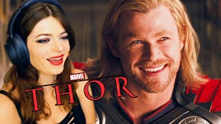 THOR (2011) MOVIE REACTION!! Sally's Marvel Movie Marathon | Phase 1 | Chris Hemsworth | Loki