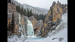 Зимняя горная подготовка. Выход на ледопад