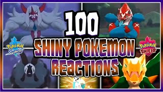 100 EPIC SHINY POKEMON REACTIONS! Shiny Montage Pokemon Sword and Shield