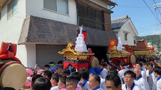 令和６年度 印南祭 山口八幡神社⑤(津井、濱、地方、西山口、野島、上野、楠井) 2024.10.2