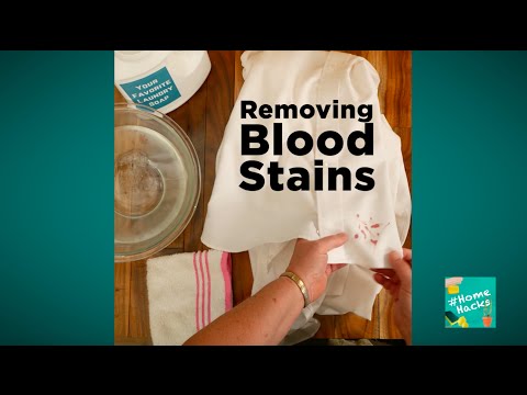 Removing Blood Stains #HomeHacks Removing Blood Stains #HomeHacks
