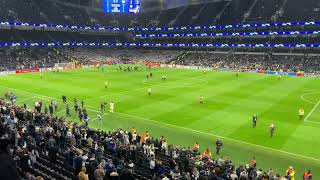 손흥민 Son Heung-min wins Player of the Match! Spurs fans \u0026 Romero applaud Sonny! Tottenham 3-2 UCL