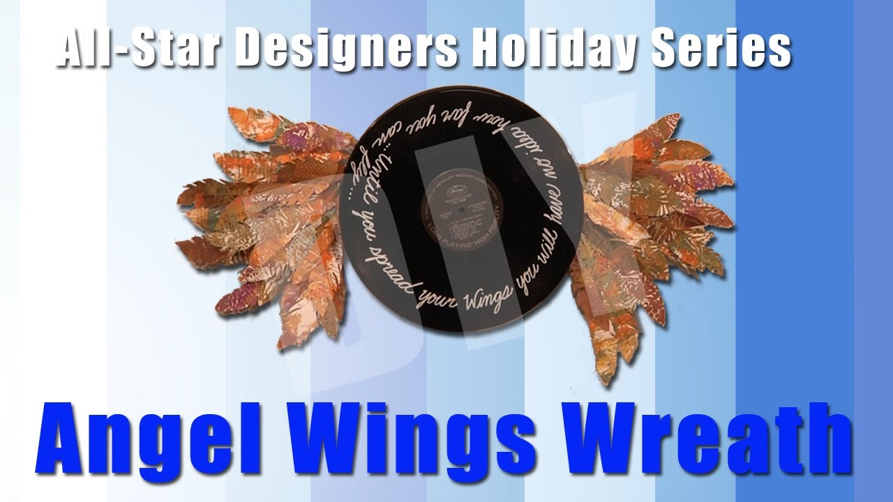 Angel Wings Wreath - YouTube