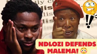 DR NDLOZI DEFENDING JULIUS MALEMA TODAY WHEN THIS HAPPENED......😳