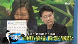 民進黨：蔡英文總統不滿超過4成！自家民調也打臉？少康戰情室 20180516