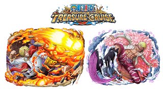 OPTC Sanji V2 vs Doflamingo V2 Raid 香吉士 V2 vs V2 明哥降臨