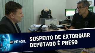 Exclusivo: Cabrini revela esquema e homem é preso por extorquir deputado | SBT Brasil (06/09/19)