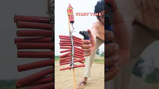 Mirchi Bomb On Rocket #shorts #short #viral #crackers #ytshorts #fireworks #bobbysunarrajput