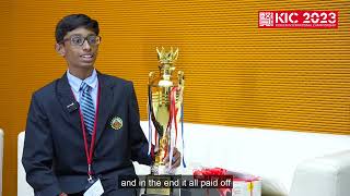 KIC 2023 Champion - Ishaan Vinod Krishnan | Kenken UAE