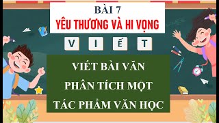 NGỮ VĂN 8 - BÀI 7 - VIẾT BÀI VĂN PHÂN TÍCH TÁC PHẨM VĂN HỌC