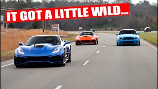700HP Blucifer ROLLS UP on TWO 2019 ZR1 Corvettes...