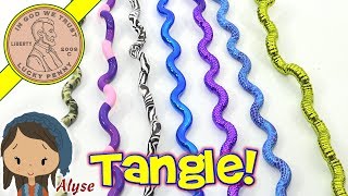 Tangle Sparkle, Wild - Metallic \u0026 Classic Fidget Toy Review