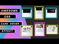 Simple CSS Card Hover Effect | Animation & Effect | THE WEBFIX