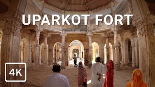 Most Famous Fort In India - Uparkot Fort (Inside Architecture) 4K | Jama Masjid Junagadh, Gujrat