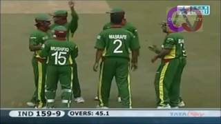 Mashrafe 4 wickets against India in WC 2007