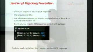 24C3: Ruby on Rails Security