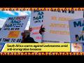 South Africa warns against lawlessness amid anti-immigration tensions