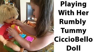 Rumbly Tummy CiccioBello Doll Demo \u0026 Review