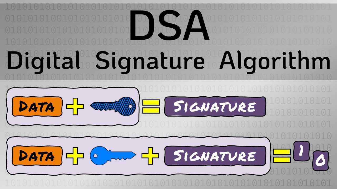 Digital Signature Algorithm Dsa Cryptography Practical Tls Youtube