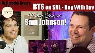 Voice Teachers reacting to and analyzing BTS on SNL Boy With Luv (Live)