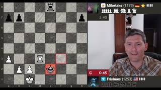 I am too slow!! 10 min chess game - Road to 1500 #8