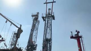 Tailing and Installing Mechanical Loading Arm Using Crane Barge
