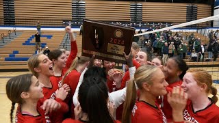 Benet Academy punches its ticket to the girls volleyball state series after supersectional win