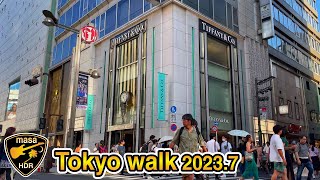 [4K HDR] 歌舞伎町 新宿三丁目 東京散歩 2023.7 Kabukicho Shinjuku Sanchome Tokyo walk