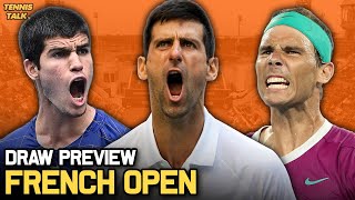 French Open 2022 | ATP Draw Preview | Tennis Talk News
