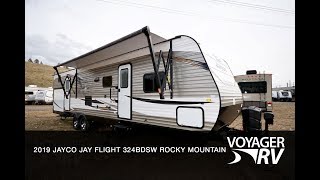 2019 Jayco Jay Flight 324BDSW Rocky Mountain Travel Trailer Video Tour - Voyager RV Centre