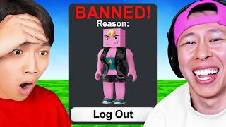 We Raced to Get BANNED in Roblox…