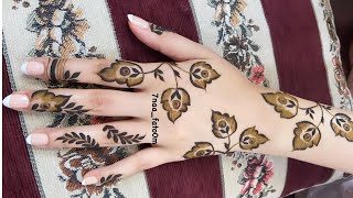 Best simple henna design / cilaan aad uqurx badan oo fudud