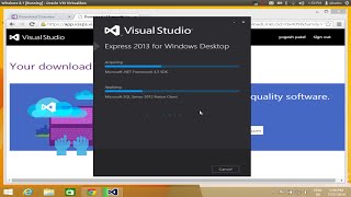 How to Download and Install Visual Studio 2013 Express on Windows 8