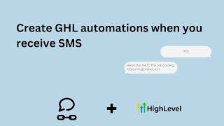 TextLink GoHighLevel inboud SMS integration (send and receive messages for less than a penny)