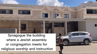 Rabbi Akiva Street Israel -Jewish people are going to synagogue during Sabbath(Saturday)/Judaism